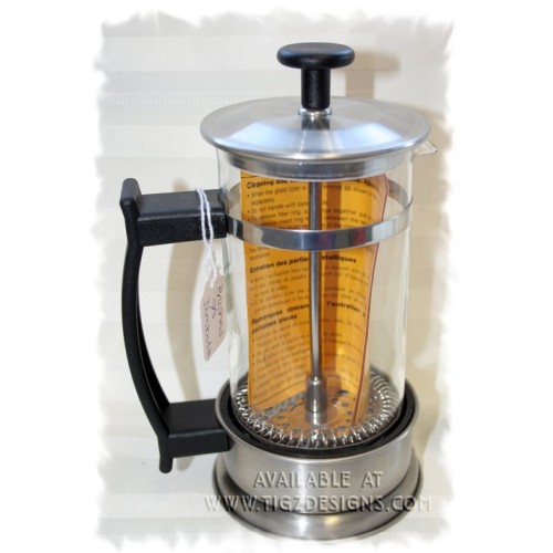 Brushed Stainless Steel Dimbula Tea Press - 2 cup